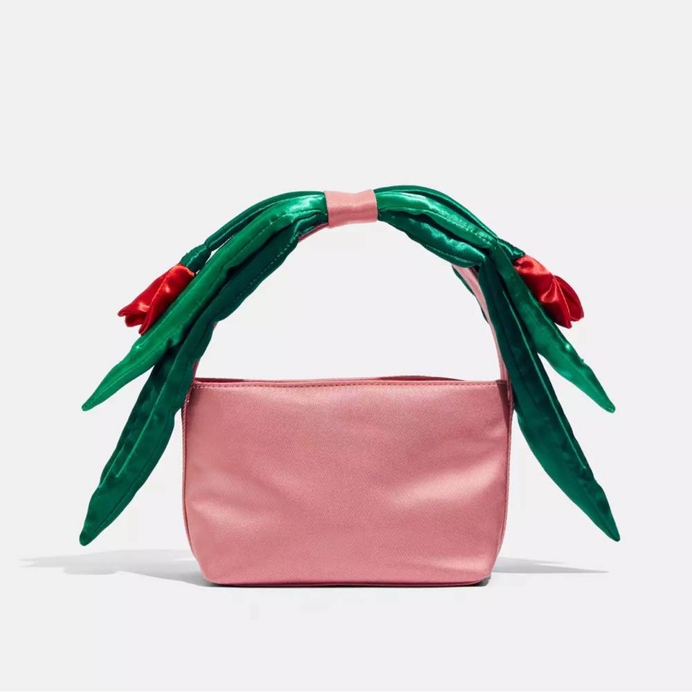 Edie Parker Garden of Edie Pink Tulip Bag